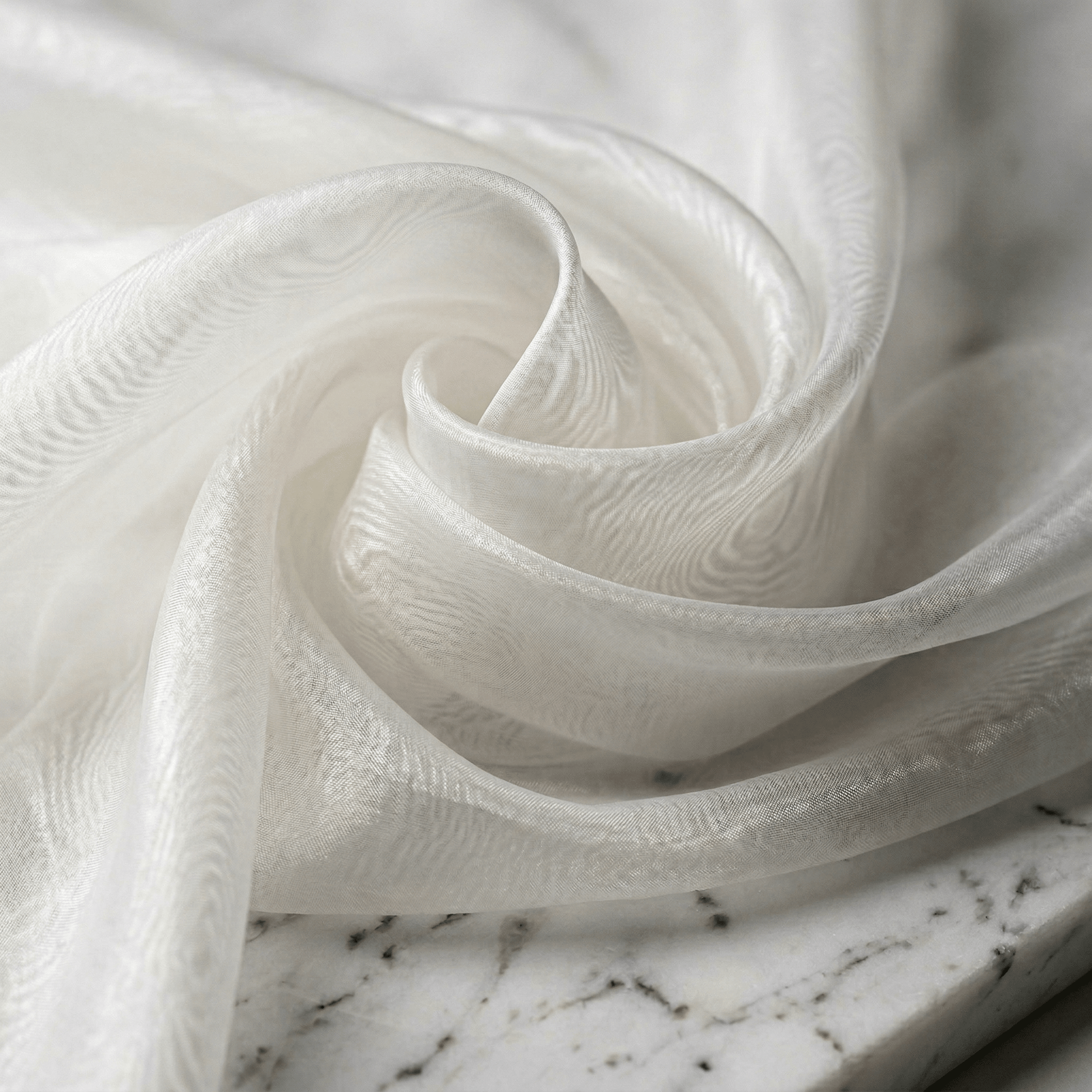 Crystal Organza Fabric by the Yard 60” Wide – Sheer Shiny Organza for Wedding Decor, Draping, Dresses, Curtains & Event Styling - New Creations Fabric & Foam Inc