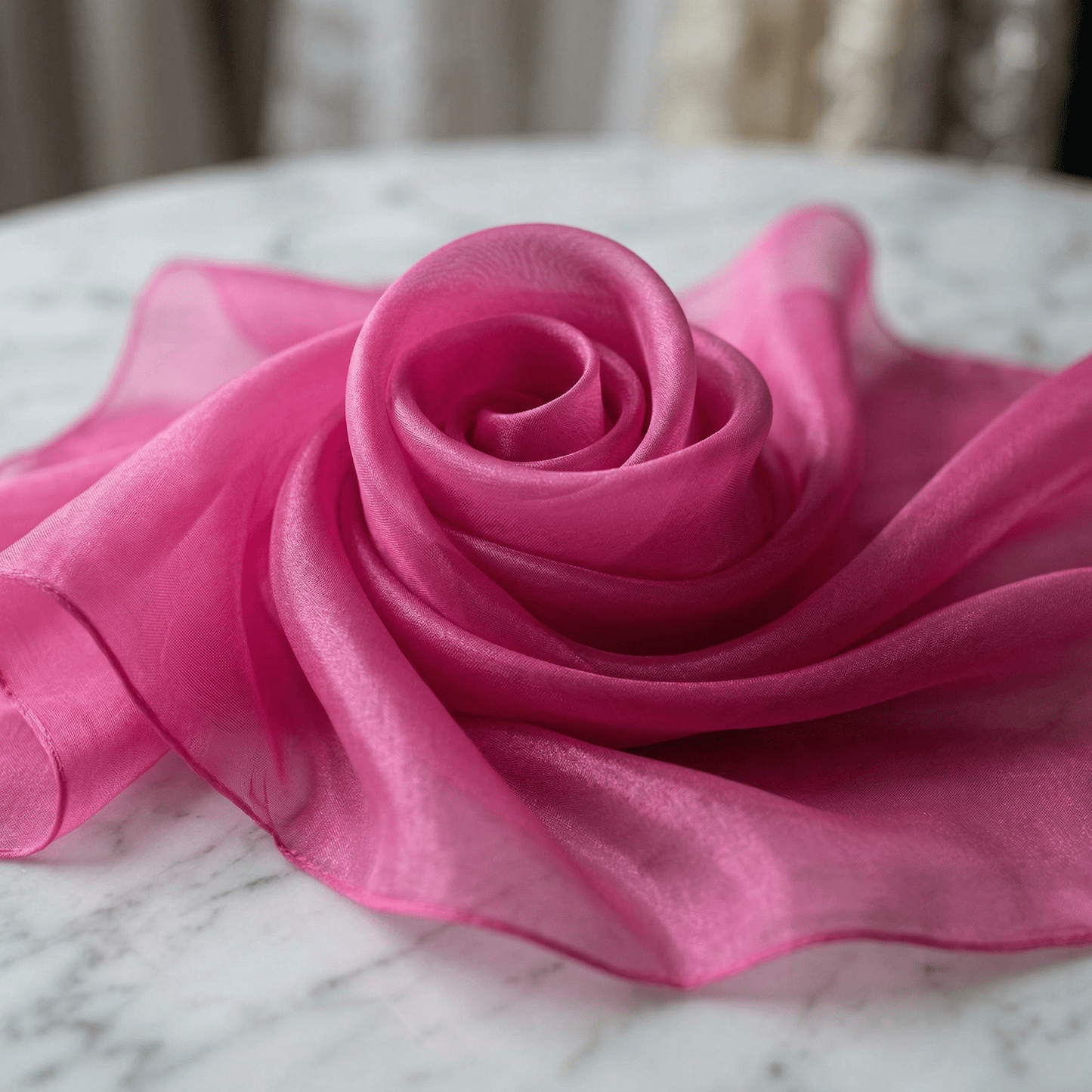 Crystal Organza Fabric by the Yard 60” Wide – Sheer Shiny Organza for Wedding Decor, Draping, Dresses, Curtains & Event Styling - New Creations Fabric & Foam Inc