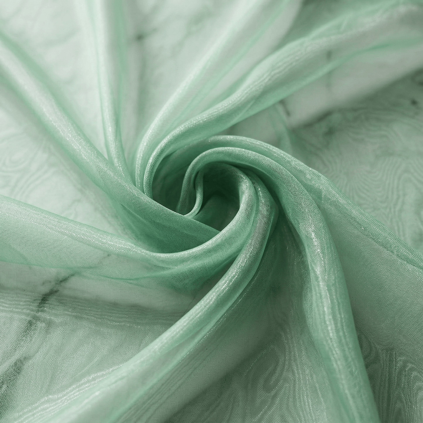 Crystal Organza Fabric by the Yard 60” Wide – Sheer Shiny Organza for Wedding Decor, Draping, Dresses, Curtains & Event Styling - New Creations Fabric & Foam Inc