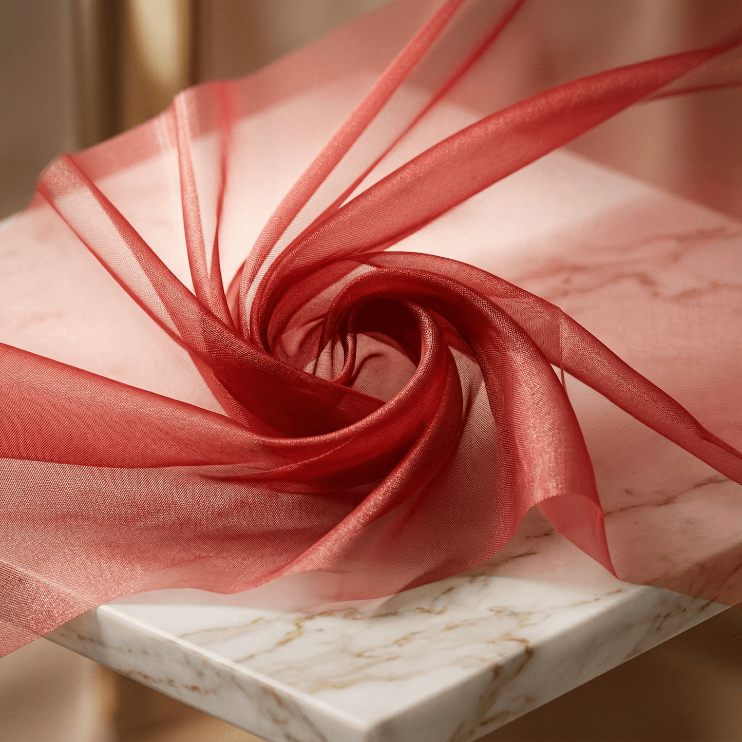 Crystal Organza Fabric by the Yard 60” Wide – Sheer Shiny Organza for Wedding Decor, Draping, Dresses, Curtains & Event Styling - New Creations Fabric & Foam Inc