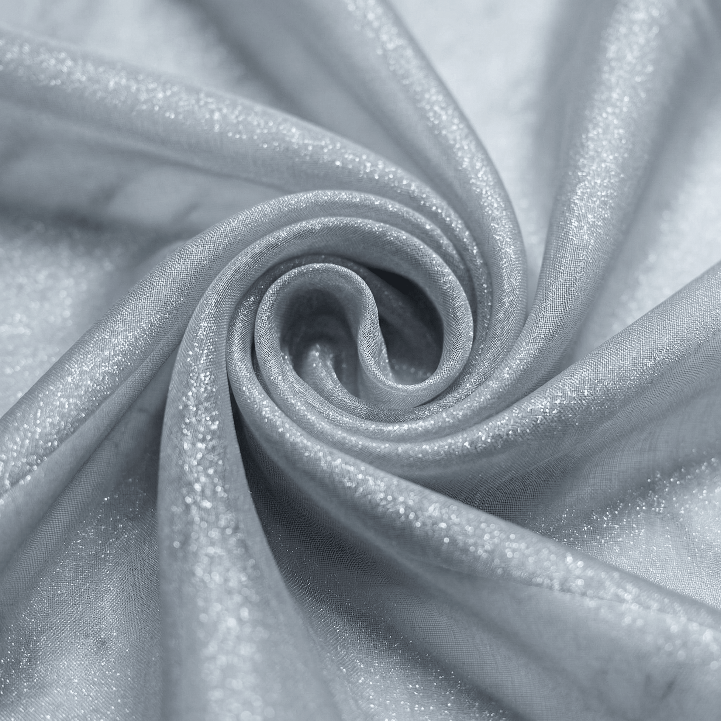 Crystal Organza Fabric by the Yard 60” Wide – Sheer Shiny Organza for Wedding Decor, Draping, Dresses, Curtains & Event Styling - New Creations Fabric & Foam Inc