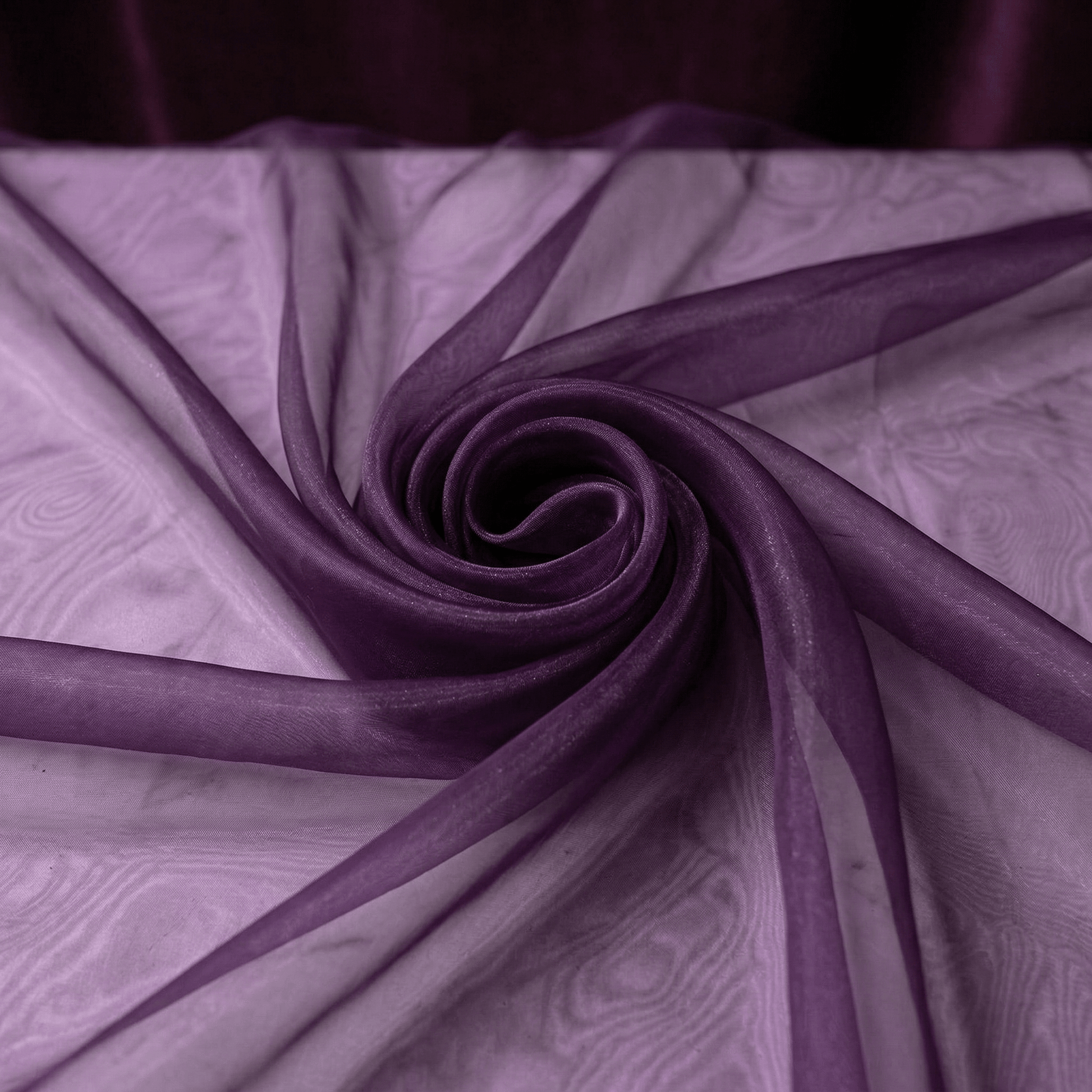 Crystal Organza Fabric by the Yard 60” Wide – Sheer Shiny Organza for Wedding Decor, Draping, Dresses, Curtains & Event Styling - New Creations Fabric & Foam Inc