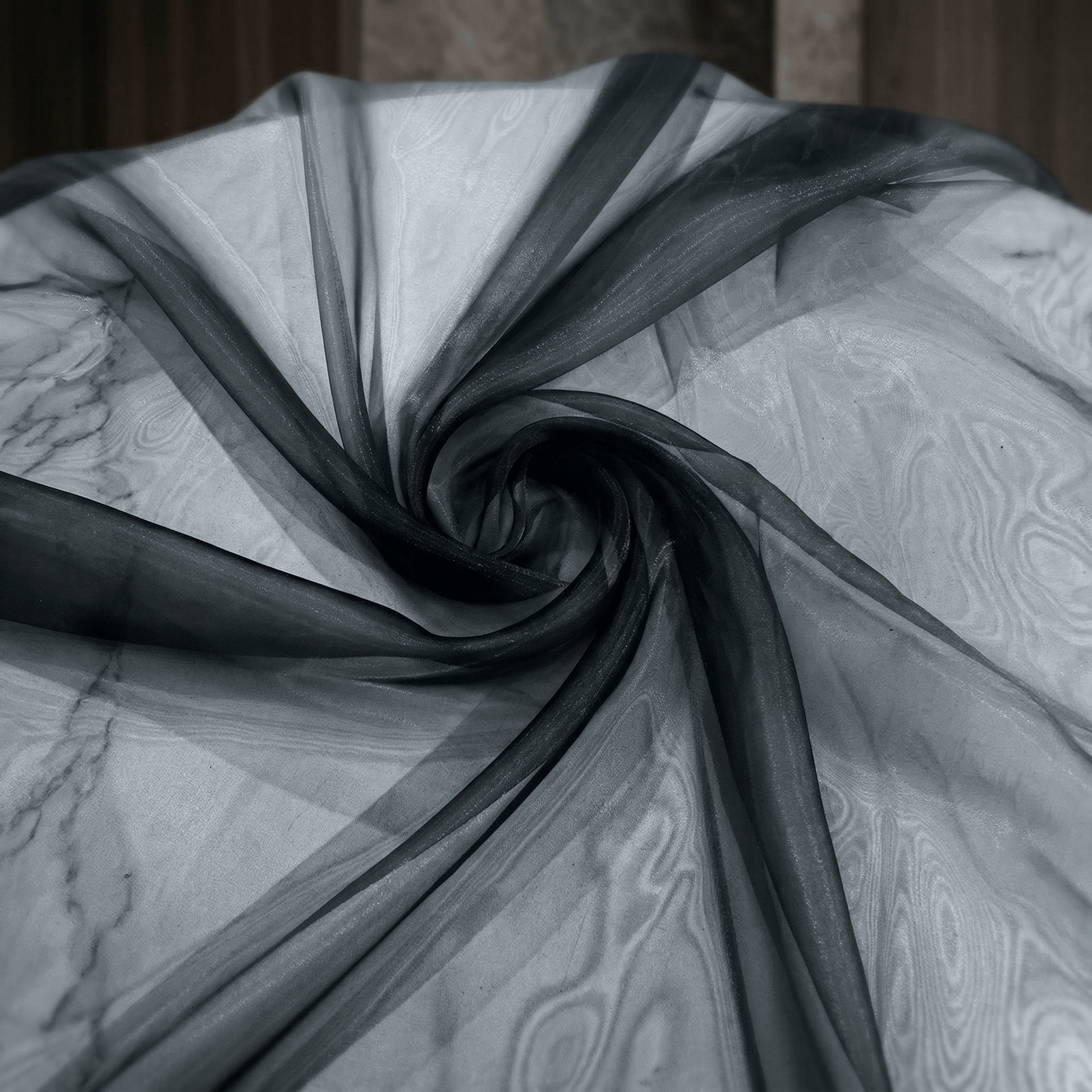 Crystal Organza Fabric by the Yard 60” Wide – Sheer Shiny Organza for Wedding Decor, Draping, Dresses, Curtains & Event Styling - New Creations Fabric & Foam Inc