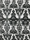 Damask Embroidered Lace Fabric 54” Wide| New Creations Fabric & Foam Inc. - New Creations Fabric & Foam Inc
