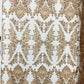 Damask Wing Design Embroidered Heavy Beaded Lace on 54" Mesh Fabric. - New Creations Fabric & Foam Inc