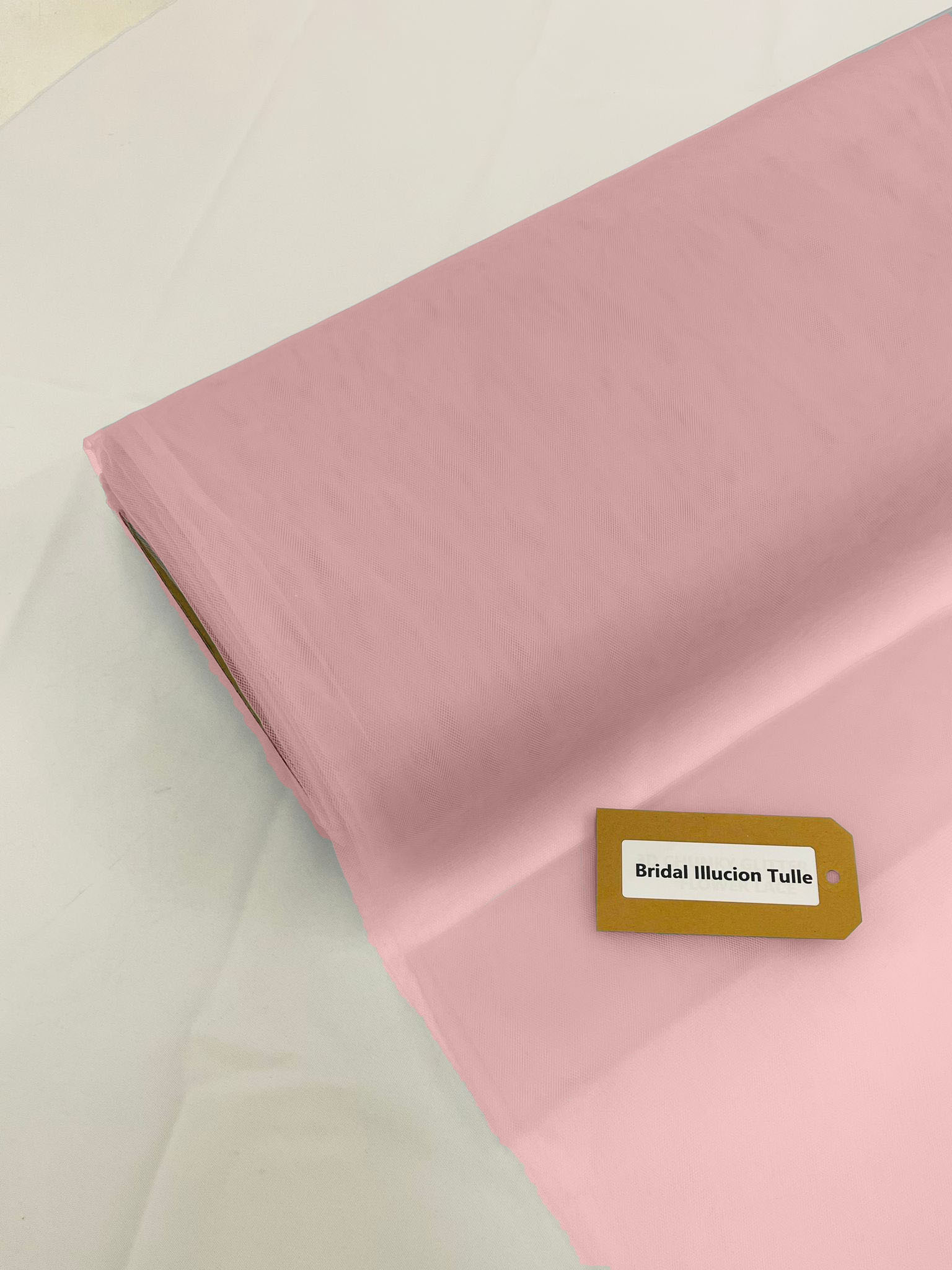 Dirty Pink - Bridal Illusion Tulle 108"Wide Polyester Premium Tulle Fabric Bolt, By The Roll. - New Creations Fabric & Foam Inc