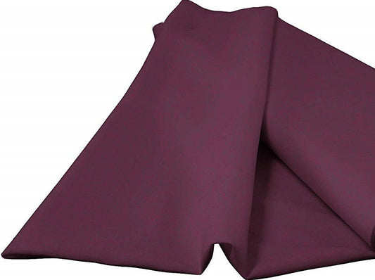 Eggplant 58/59" Wide 100% Premium Woven Polyester Poplin Fabric By The Yard - New Creations Fabric & Foam Inc