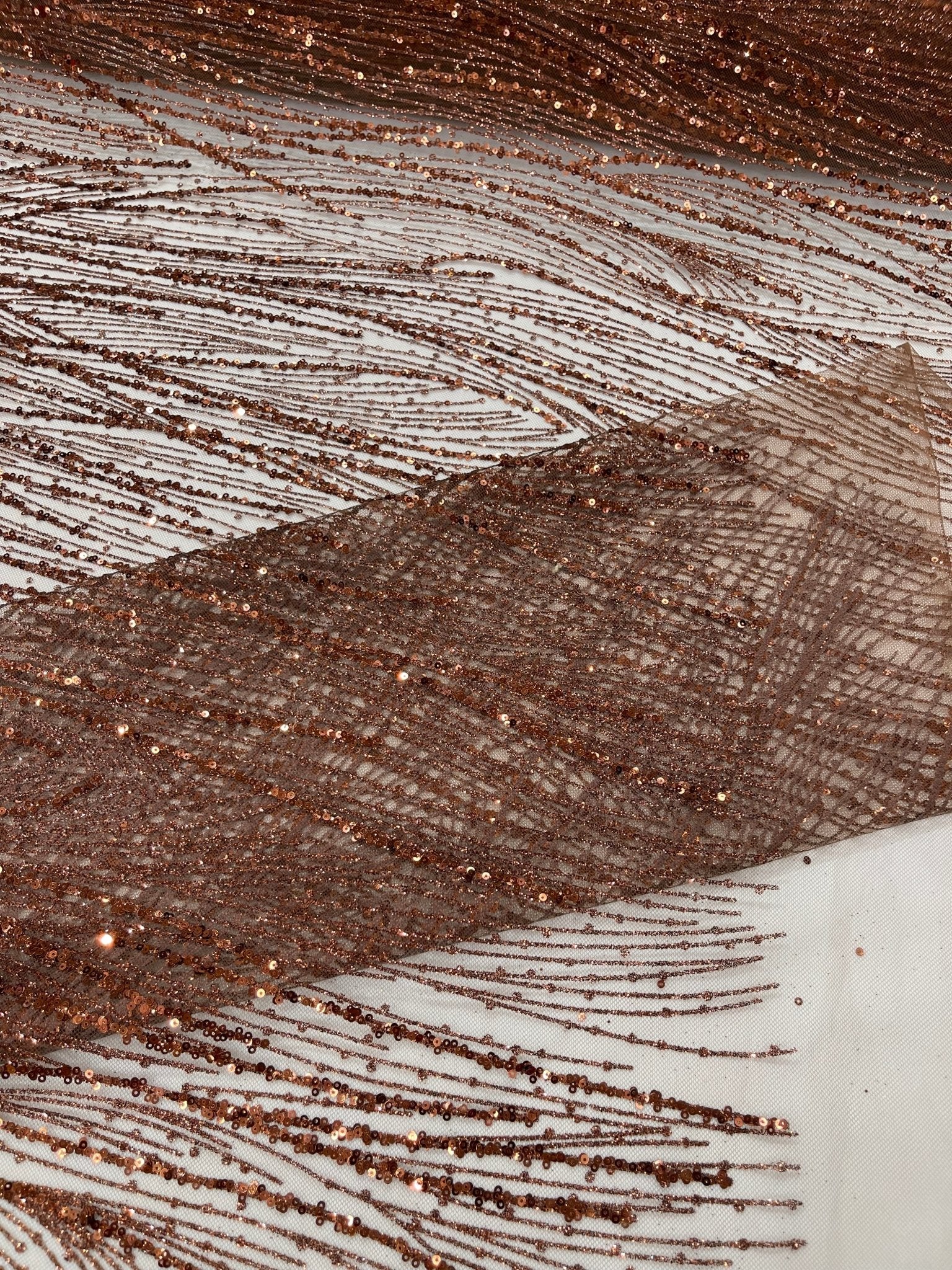 Fashion Glitter Design On A Mesh Lace 54” Wide| New Creations Fabric & Foam Inc. - New Creations Fabric & Foam Inc