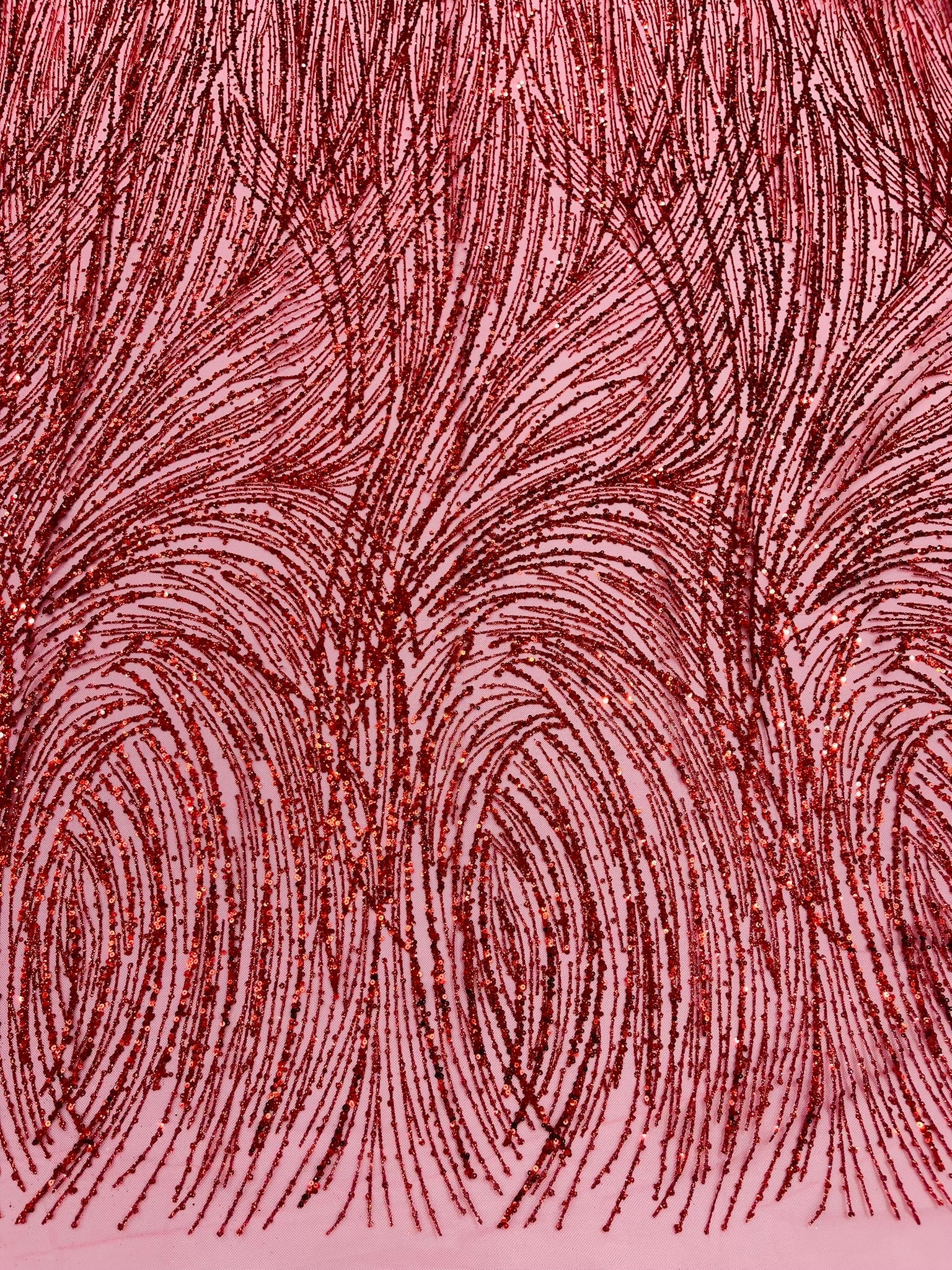 Fashion Glitter Design On A Mesh Lace Fabric| New Creations Fabric & Foam Inc. - New Creations Fabric & Foam Inc