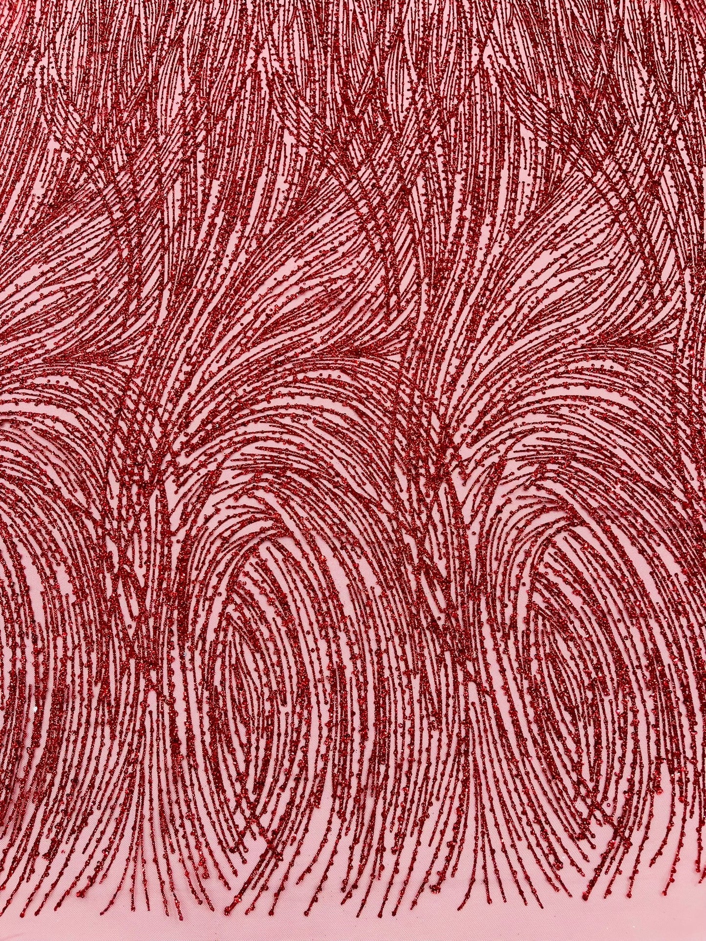 Fashion Glitter Design On A Mesh Lace Fabric| New Creations Fabric & Foam Inc. - New Creations Fabric & Foam Inc