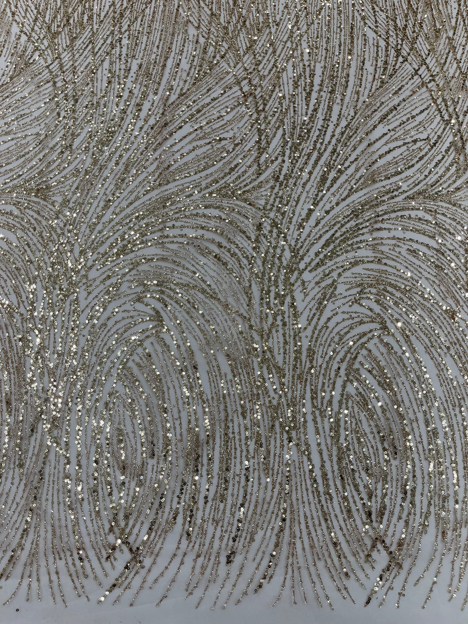 Fashion Glitter Design On A Mesh Lace Fabric| New Creations Fabric & Foam Inc. - New Creations Fabric & Foam Inc