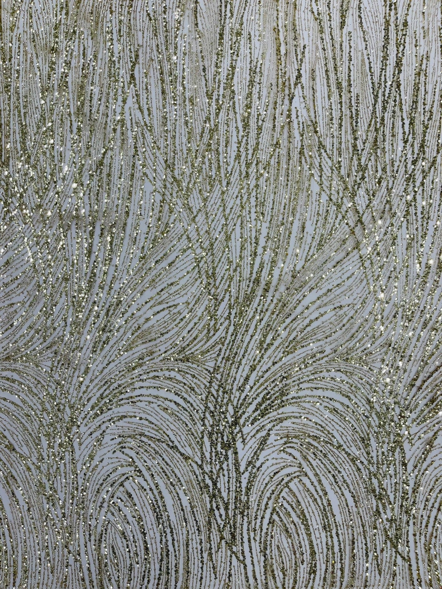 Fashion Glitter Design On A Mesh Lace Fabric| New Creations Fabric & Foam Inc. - New Creations Fabric & Foam Inc