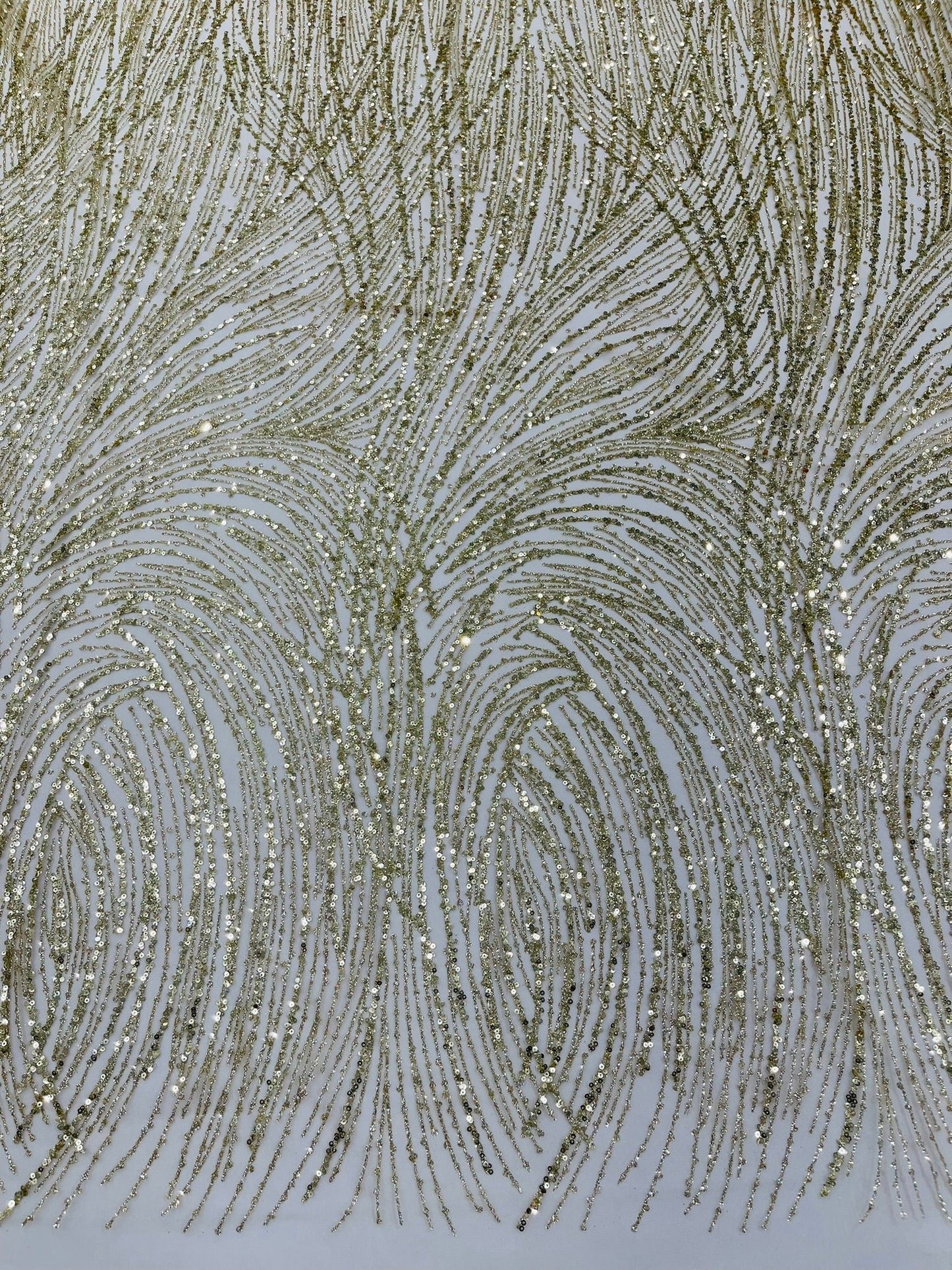 Fashion Glitter Design On A Mesh Lace Fabric| New Creations Fabric & Foam Inc. - New Creations Fabric & Foam Inc