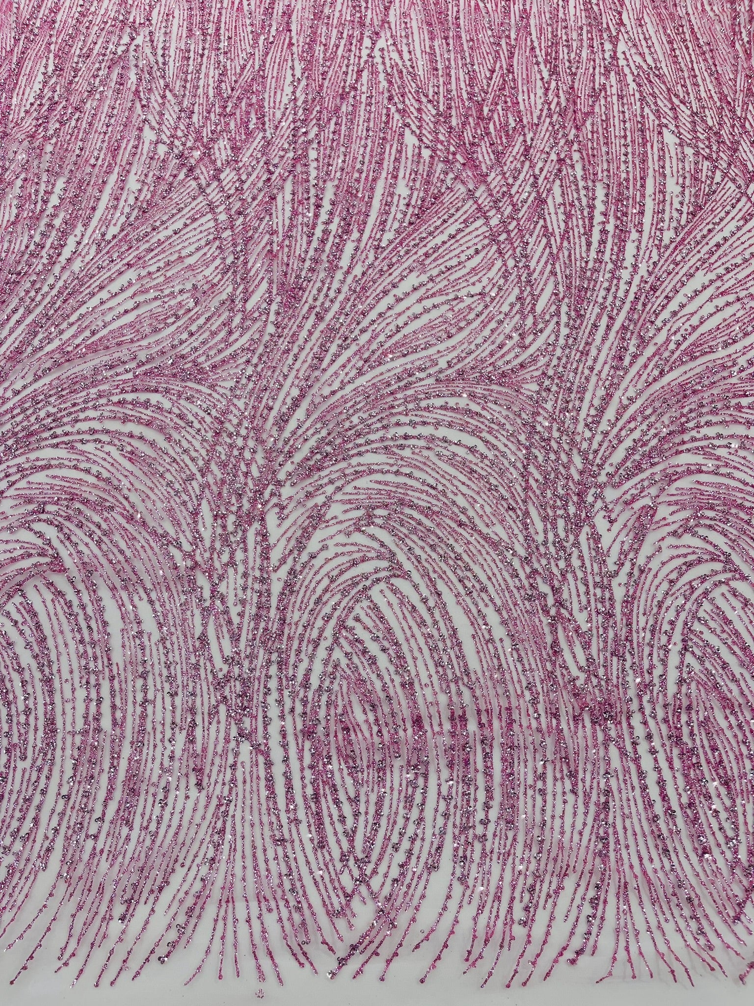 Fashion Glitter Design On A Mesh Lace Fabric| New Creations Fabric & Foam Inc. - New Creations Fabric & Foam Inc