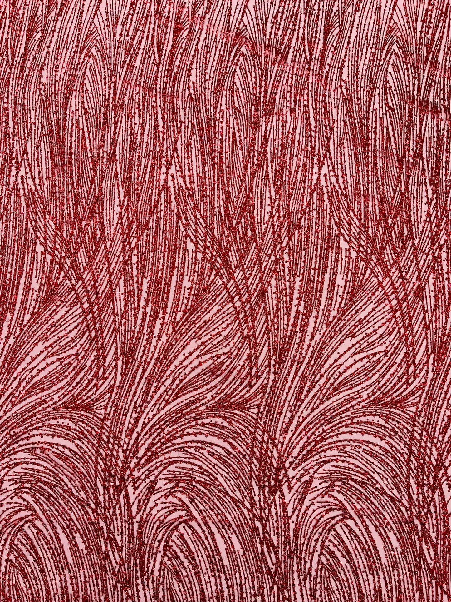 Fashion Glitter Design On A Mesh Lace Fabric| New Creations Fabric & Foam Inc. - New Creations Fabric & Foam Inc