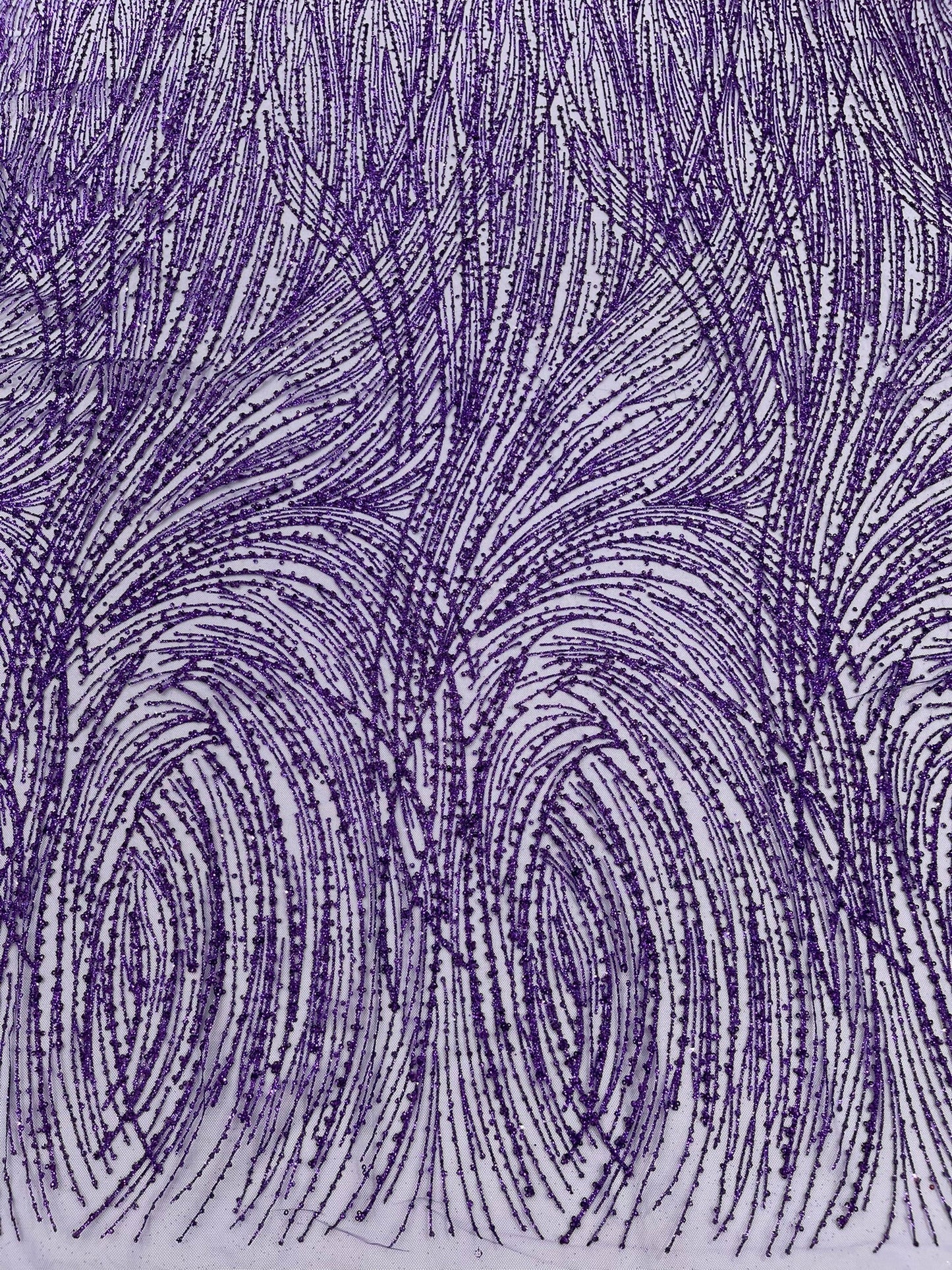 Fashion Glitter Design On A Mesh Lace Fabric| New Creations Fabric & Foam Inc. - New Creations Fabric & Foam Inc