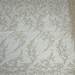 FASHION VINE BEADED LACE ON A MESH FABRIC (By The Yard) - New Creations Fabric & Foam Inc