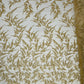 FASHION VINE BEADED LACE ON A MESH FABRIC (By The Yard) - New Creations Fabric & Foam Inc