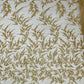 FASHION VINE BEADED LACE ON A MESH FABRIC (By The Yard) - New Creations Fabric & Foam Inc