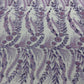 Feather and Vine Beaded Lace Fabric 54” Wide| New Creations Fabric & Foam Inc. - New Creations Fabric & Foam Inc