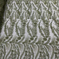 Feather and Vine Beaded Lace Fabric 54” Wide| New Creations Fabric & Foam Inc. - New Creations Fabric & Foam Inc