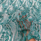 Feather and Vine Beaded Lace Fabric 54” Wide| New Creations Fabric & Foam Inc. - New Creations Fabric & Foam Inc