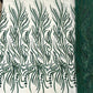 FEATHER BEADED LACE ON MESH FABRIC (By The Yard) - New Creations Fabric & Foam Inc