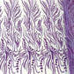 FEATHER BEADED LACE ON MESH FABRIC (By The Yard) - New Creations Fabric & Foam Inc