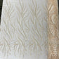 FEATHER BEADED LACE ON MESH FABRIC (By The Yard) - New Creations Fabric & Foam Inc