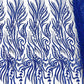 FEATHER BEADED LACE ON MESH FABRIC (By The Yard) - New Creations Fabric & Foam Inc