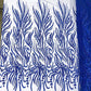 FEATHER BEADED LACE ON MESH FABRIC (By The Yard) - New Creations Fabric & Foam Inc