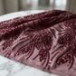 Feather Damask Sequin Stretch Mesh Fabric by the Yard 54” Wide – Iridescent Floral Sequin Fabric for Prom Dresses, Bridal Gowns & Luxury Fashion - New Creations Fabric & Foam Inc