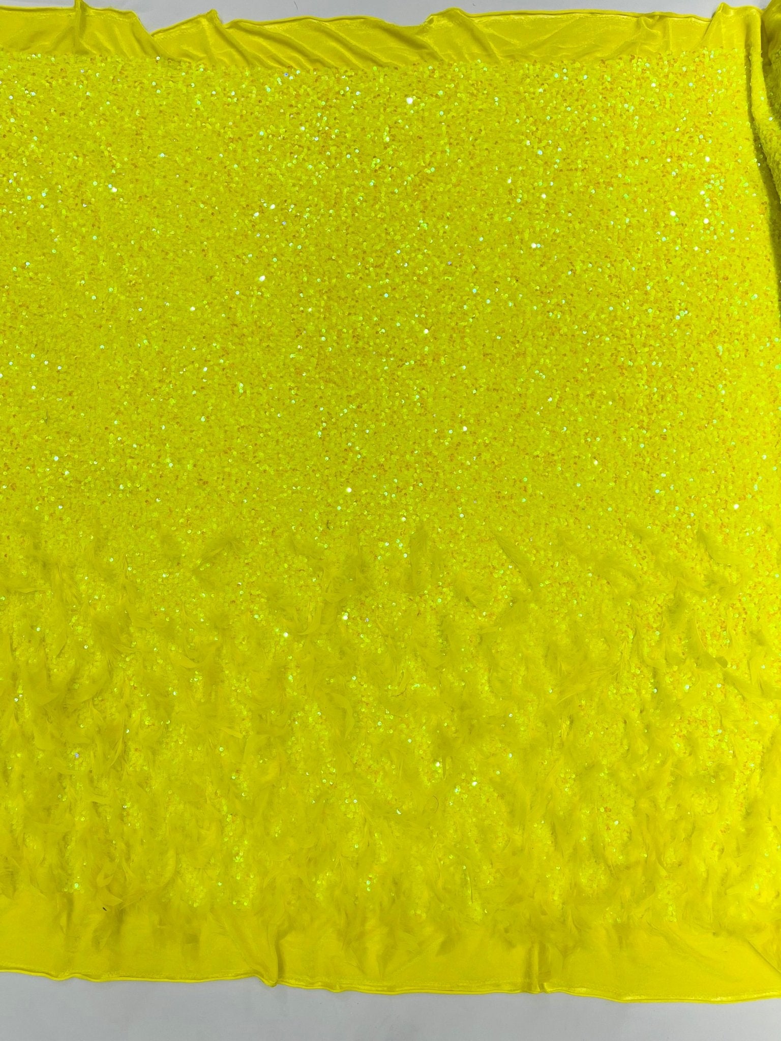 Feather Sequin Velvet Fabric 54" Wide| New Creations Fabric & Foam Inc. - New Creations Fabric & Foam Inc