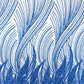 Flame Fashion Beaded Lace Fabric| Prom| Wedding| By The Yard. - New Creations Fabric & Foam Inc