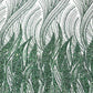 Flame Fashion Beaded Lace Fabric| Prom| Wedding| By The Yard. - New Creations Fabric & Foam Inc