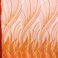 Flame Fashion Beaded Lace Fabric| Prom| Wedding| By The Yard. - New Creations Fabric & Foam Inc