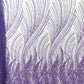 Flame Fashion Beaded Lace Fabric| Prom| Wedding| By The Yard. - New Creations Fabric & Foam Inc
