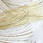 Flame Fashion Beaded Lace Fabric| Prom| Wedding| By The Yard. - New Creations Fabric & Foam Inc