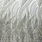 Flame Fashion Beaded Lace Fabric| Prom| Wedding| By The Yard. - New Creations Fabric & Foam Inc