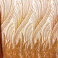 Flame Fashion Beaded Lace Fabric| Prom| Wedding| By The Yard. - New Creations Fabric & Foam Inc