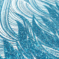 Flame Fashion Beaded Lace Fabric| Prom| Wedding| By The Yard. - New Creations Fabric & Foam Inc