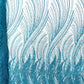 Flame Fashion Beaded Lace Fabric| Prom| Wedding| By The Yard. - New Creations Fabric & Foam Inc