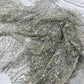 Flame Fashion Beaded Lace Fabric| Prom| Wedding| By The Yard. - New Creations Fabric & Foam Inc