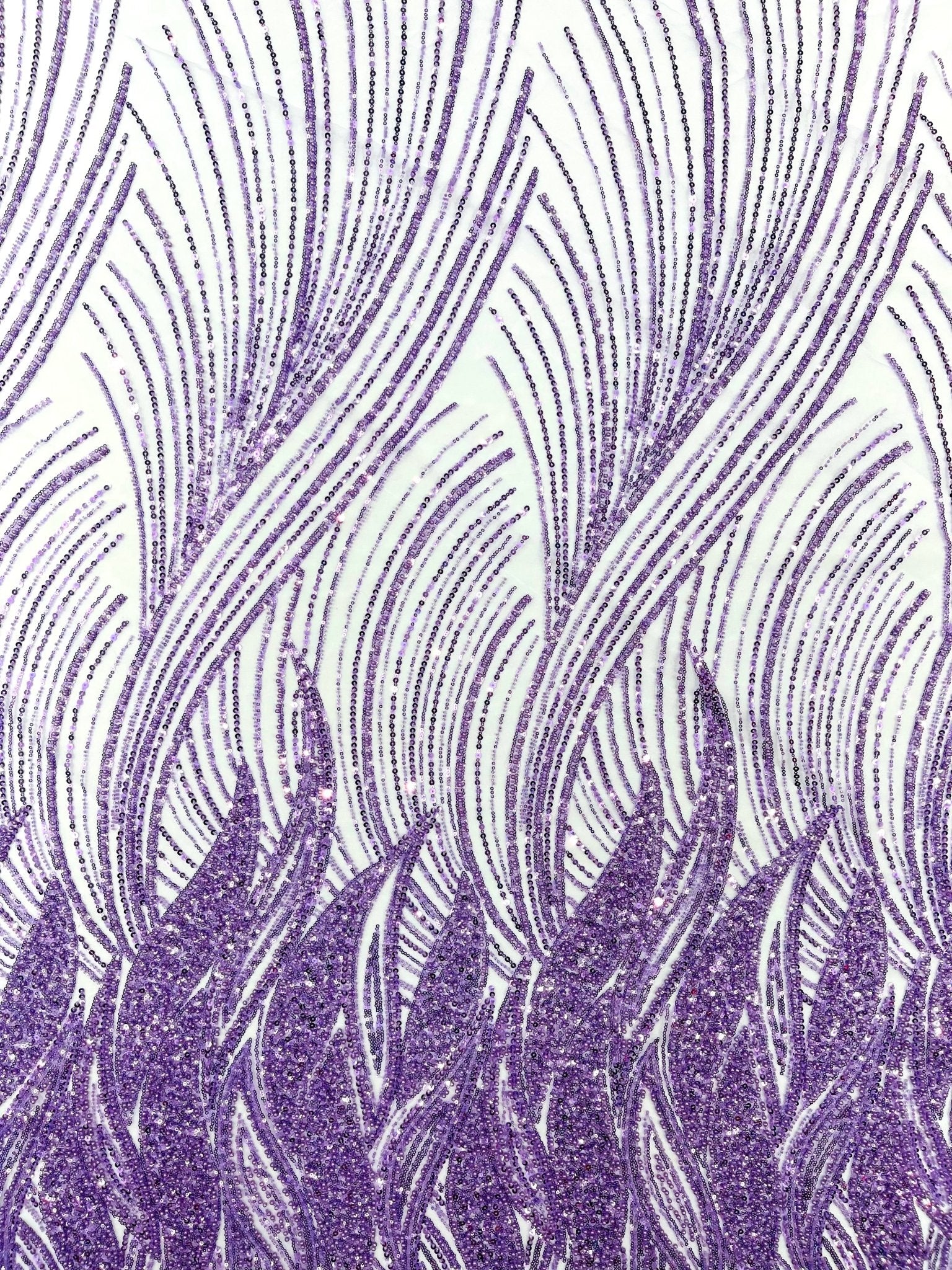 Flame Fashion Beaded Lace Fabric| Prom| Wedding| By The Yard. - New Creations Fabric & Foam Inc