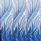 Flame Fashion Beaded Lace Fabric| Prom| Wedding| By The Yard. - New Creations Fabric & Foam Inc