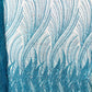 Flame Fashion Beaded Lace Fabric| Prom| Wedding| By The Yard. - New Creations Fabric & Foam Inc