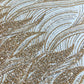 Flame Fashion Beaded Lace Fabric| Prom| Wedding| By The Yard. - New Creations Fabric & Foam Inc