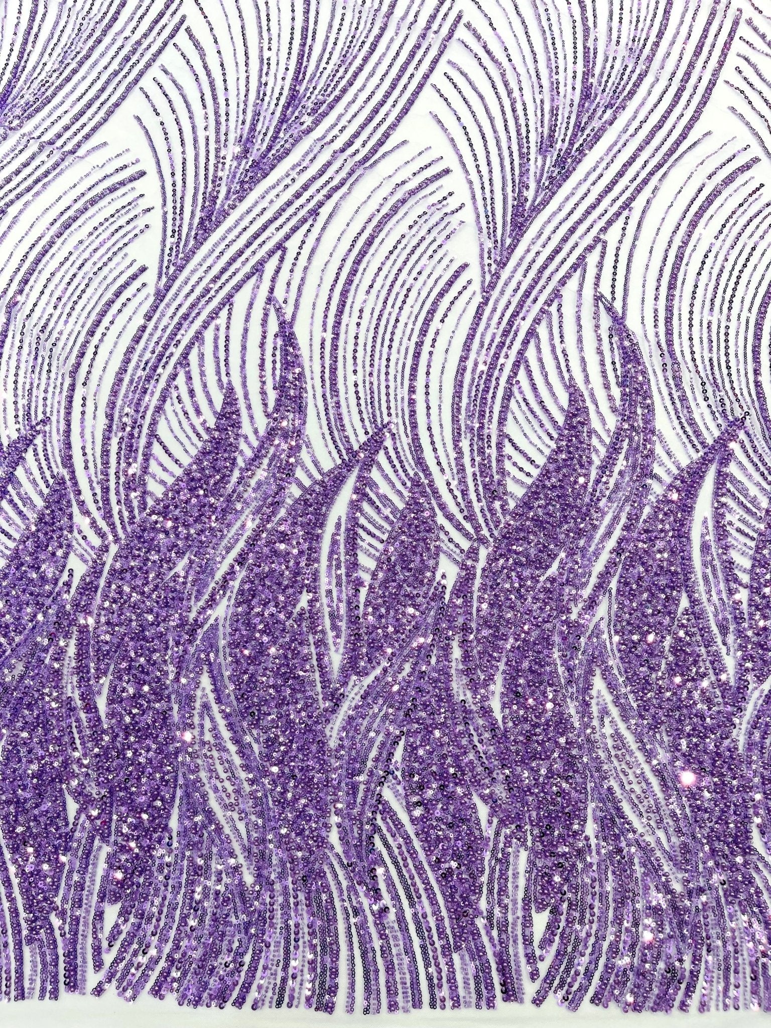 Flame Fashion Beaded Lace Fabric| Prom| Wedding| By The Yard. - New Creations Fabric & Foam Inc