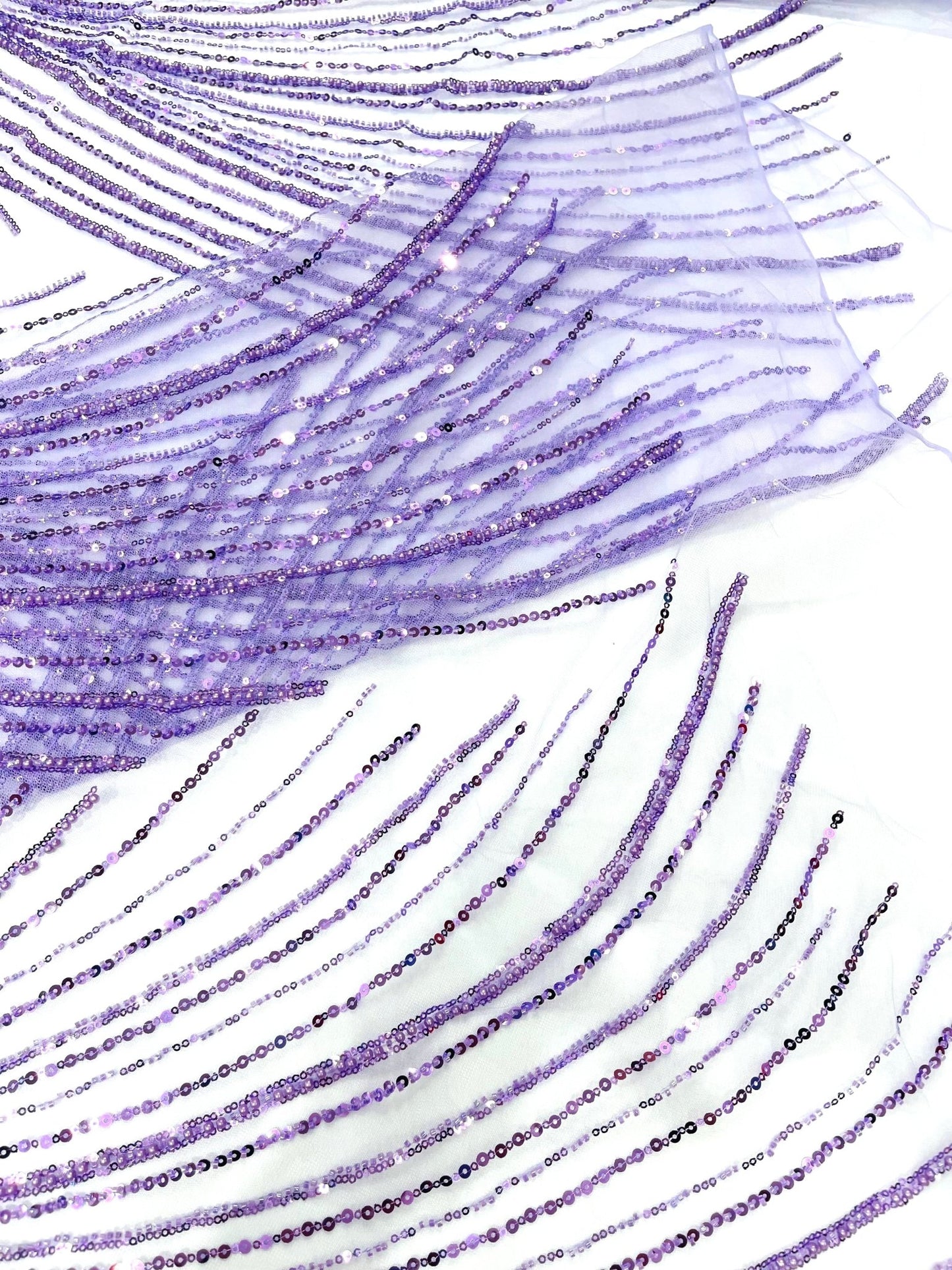 Flame Fashion Beaded Lace Fabric| Prom| Wedding| By The Yard. - New Creations Fabric & Foam Inc