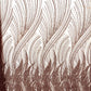 Flame Fashion Beaded Lace Fabric| Prom| Wedding| By The Yard. - New Creations Fabric & Foam Inc